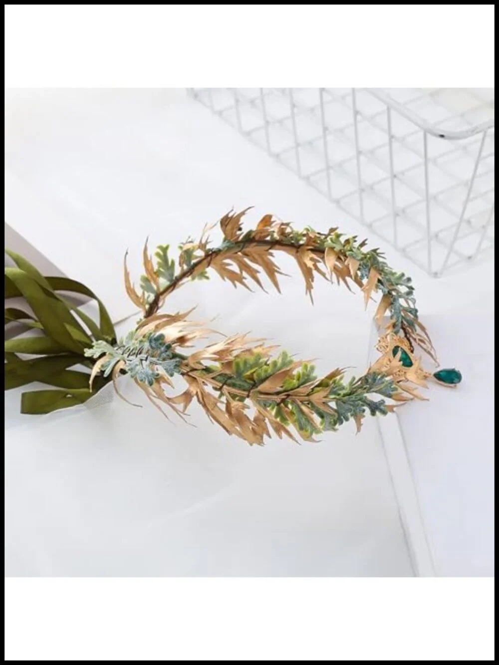 Handmade Flower Crown Headband Fairy Woodland Bridal Hair Accessory